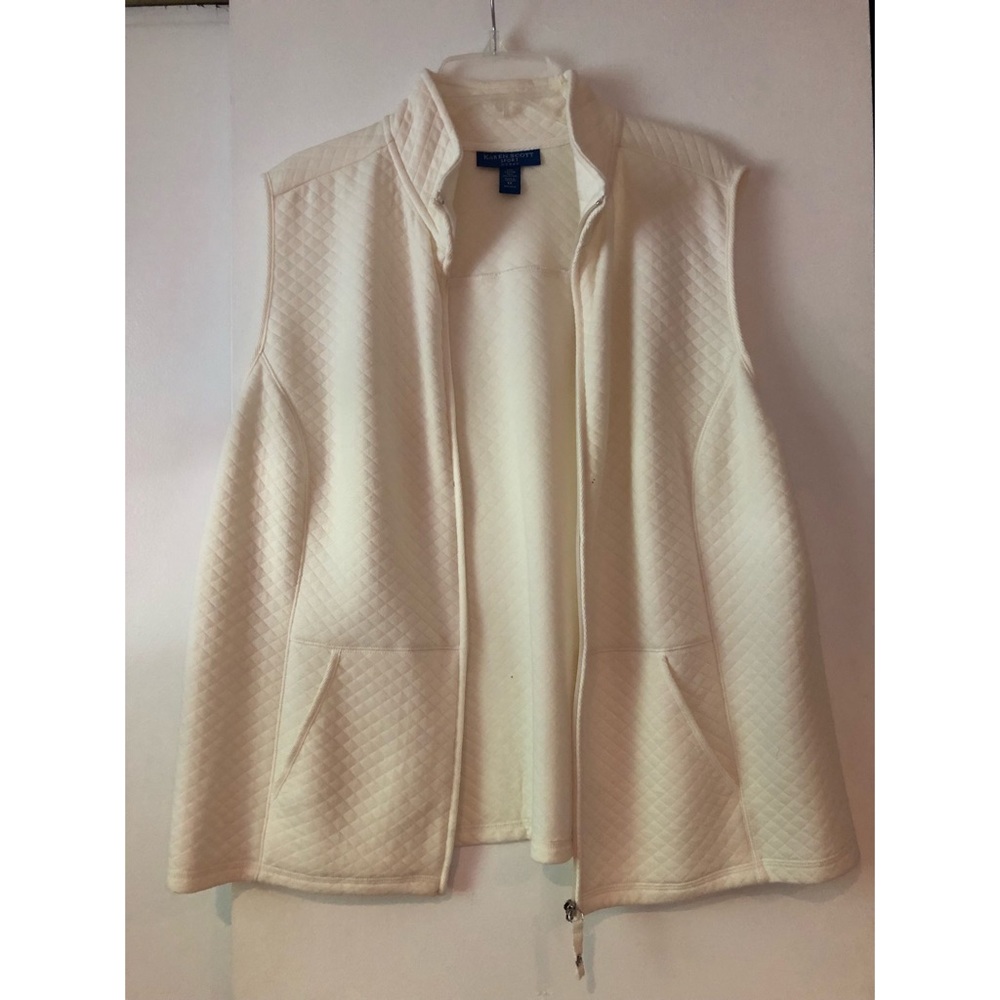Karen Scott Quilted Vest